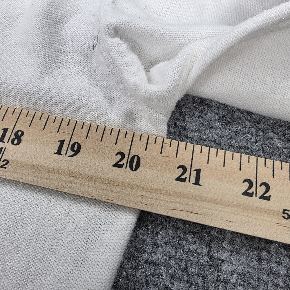 BKE Sweater Mens Large White Brown Argyle 1/4 Zip Mock Neck Cotton Knit Pullover - Picture 5 of 16